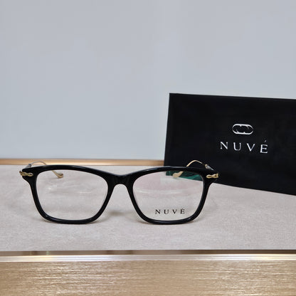 Nuvé Regent – Black Optical Frames (Non-Prescription)