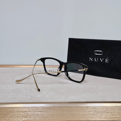 Nuvé Regent – Black Optical Frames (Non-Prescription)