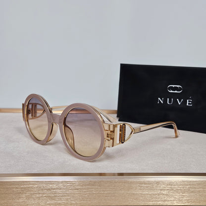NUVÉ Blush Round Sunglasses