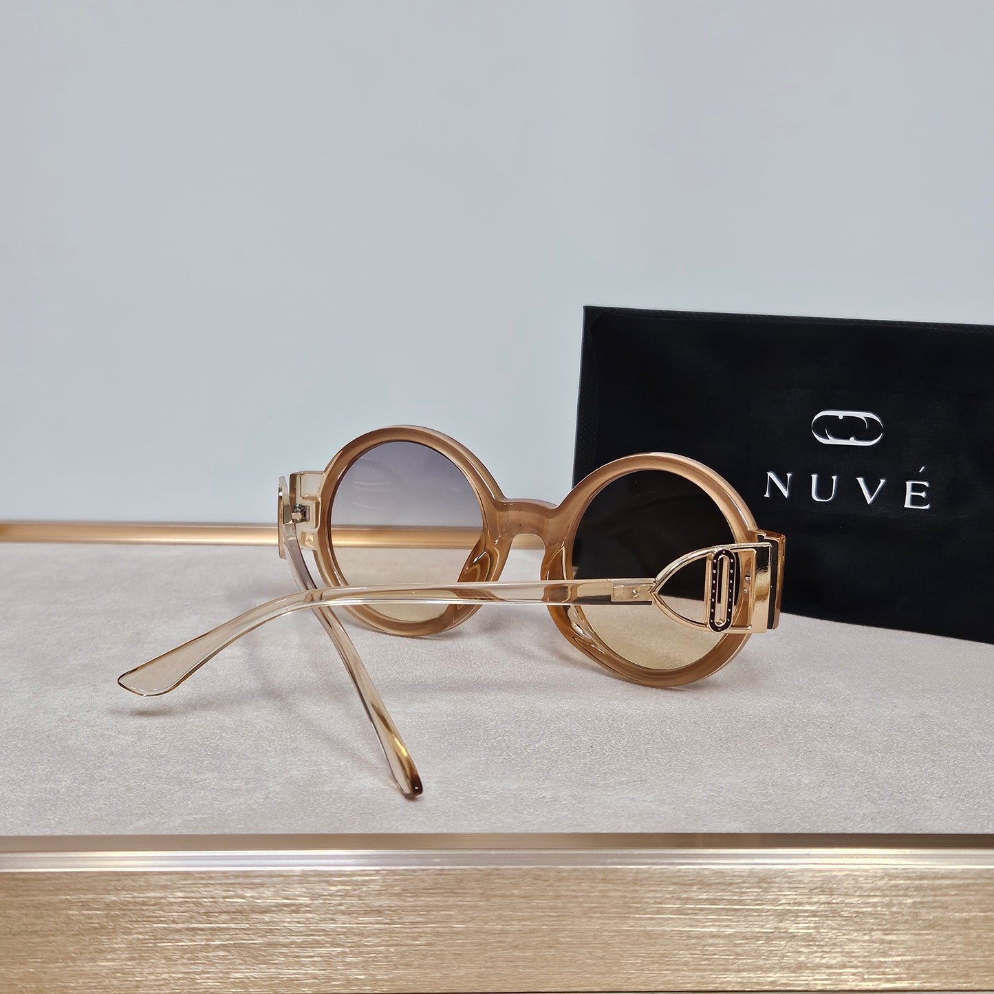 NUVÉ Blush Round Sunglasses