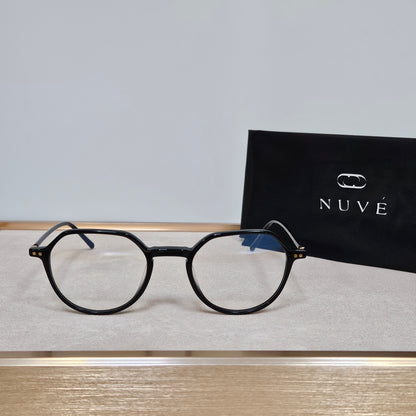 Nuvé Prime – Black Optical Frames (Non-Prescription)