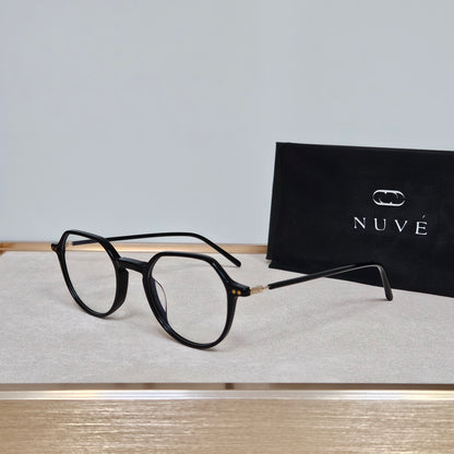 Nuvé Prime – Black Optical Frames (Non-Prescription)