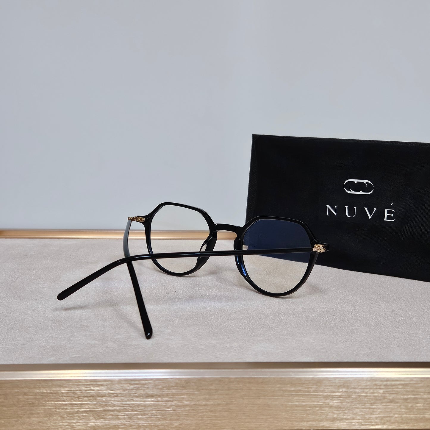 Nuvé Prime – Black Optical Frames (Non-Prescription)