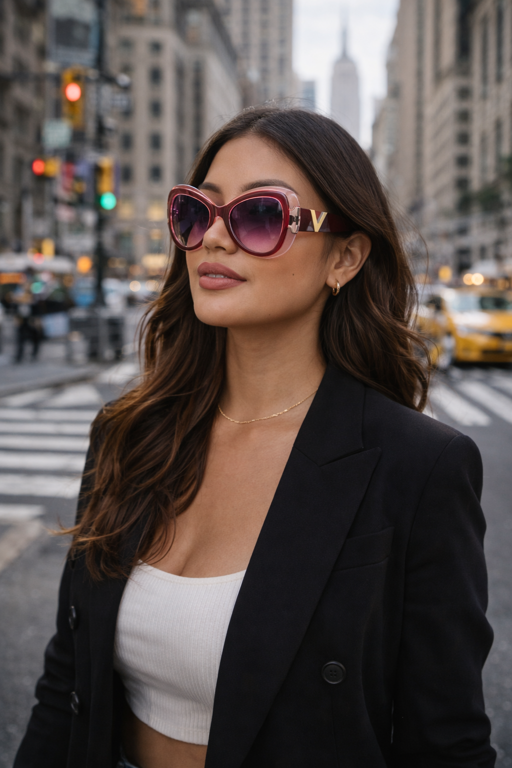 Virella Oversized–Burgundy Rose