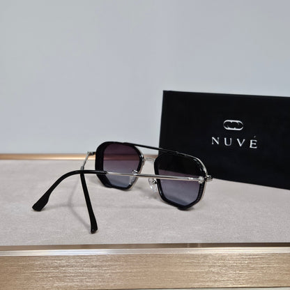 Echelon Silver & Black – Nuvé Eyewear