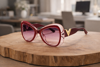 Virella Oversized–Burgundy Rose
