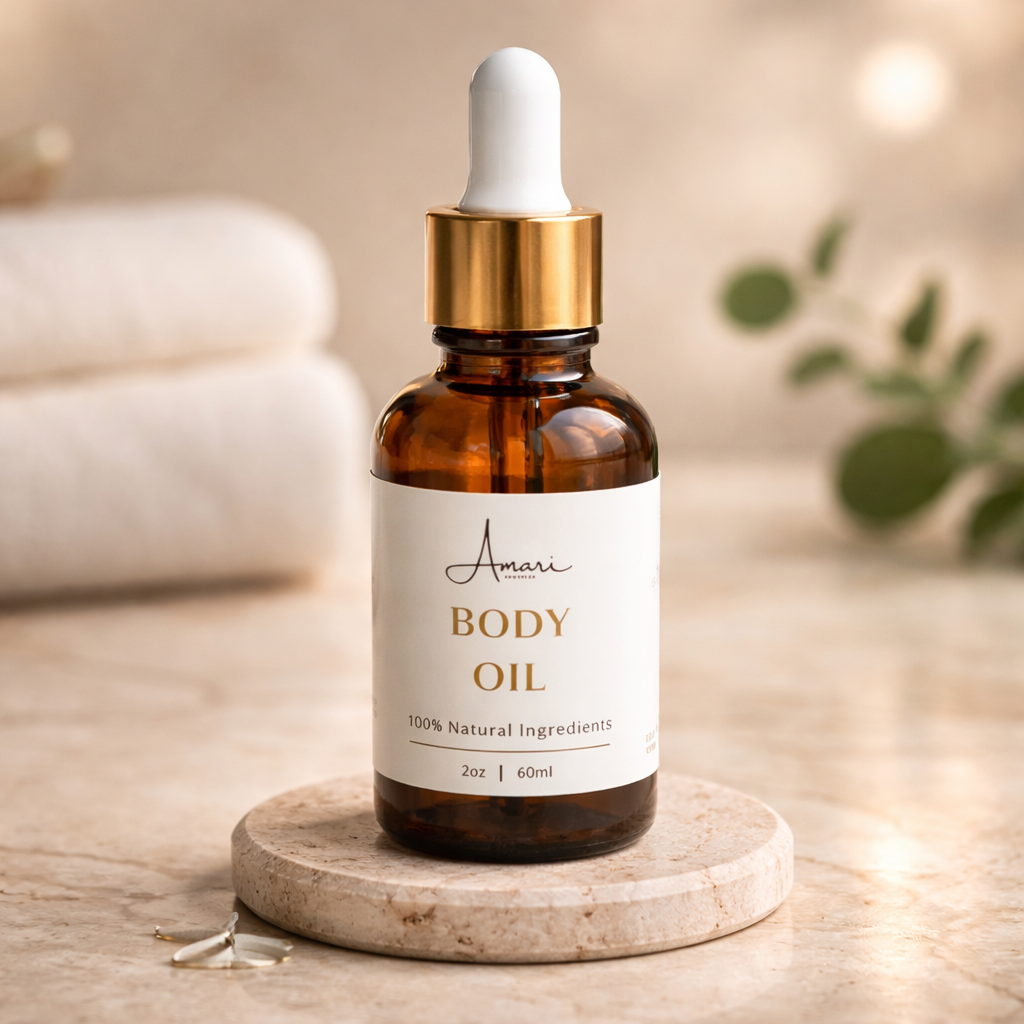 Amari Essentials Body Oil – Natural Hydration & Everyday Glow